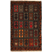 Handmade Balochi Rug 3' 7" x 5' 10" - No. AL87959