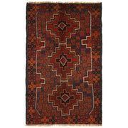 Handmade Balochi Rug 3' 7" x 6' 1" - No. AL81262