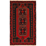 Handmade Balochi Rug 3' 8" x 6' 2" - No. AL94910