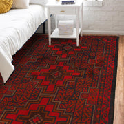 Handmade Balochi Rug 3' 10" x 5' 11" - No. AL66624