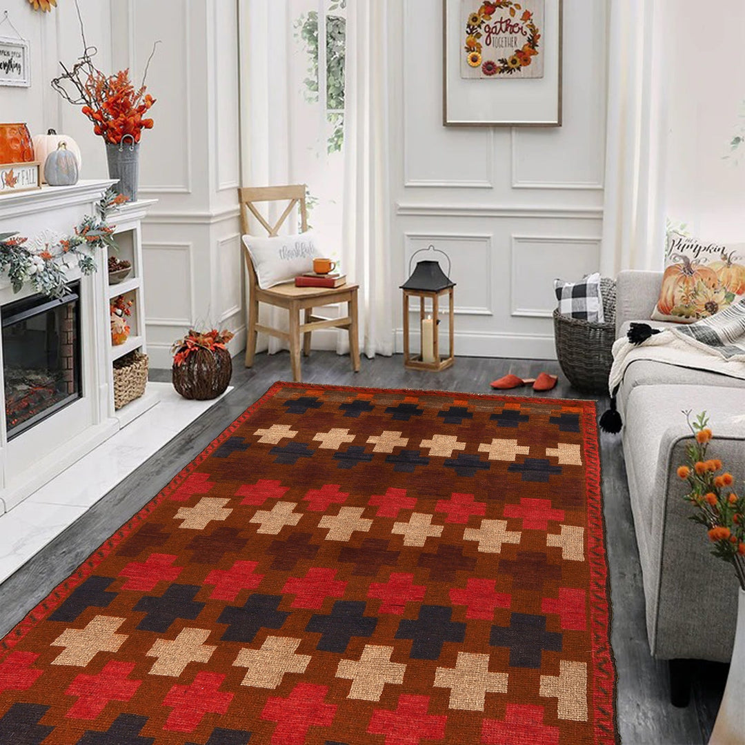 Handmade Balochi Rug 4' 4" x 6' 1" - No. AL88382