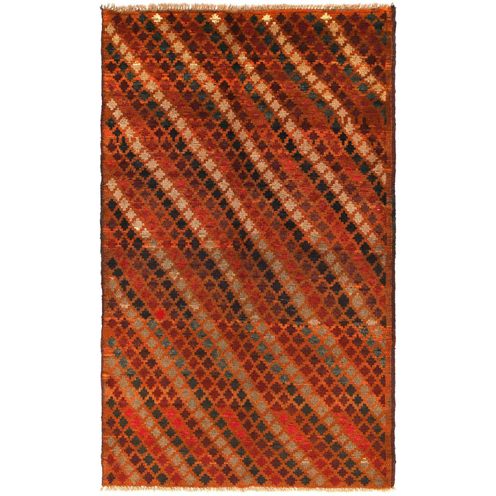 Tribal Baloch Rug 3' 11" x 6' 4" - No. AL63526