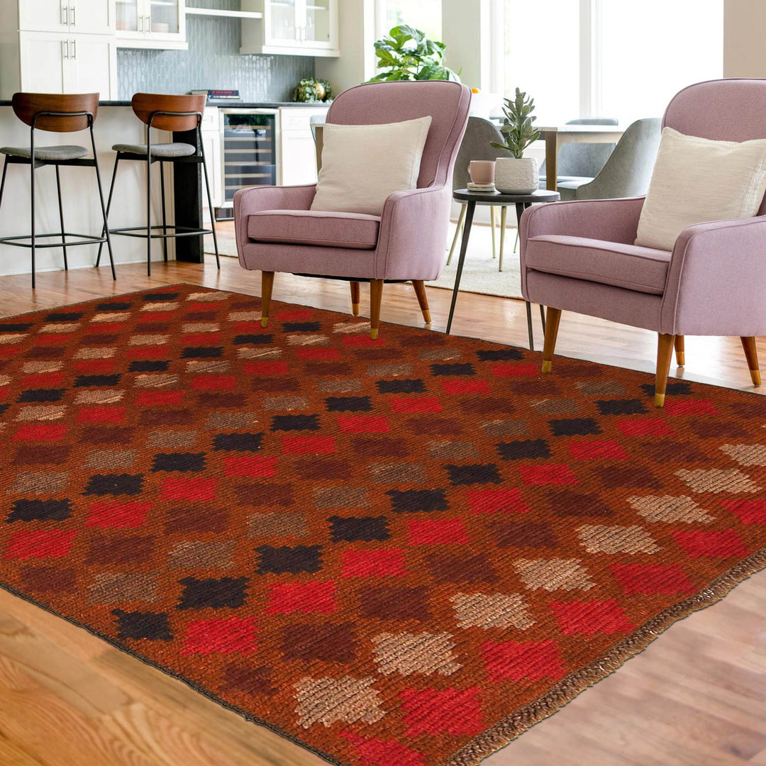 Tribal Baloch Rug 3' 10" x 5' 11" - No. AL28230