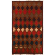 Tribal Baloch Rug 3' 8" x 6' 4" - No. AL22735