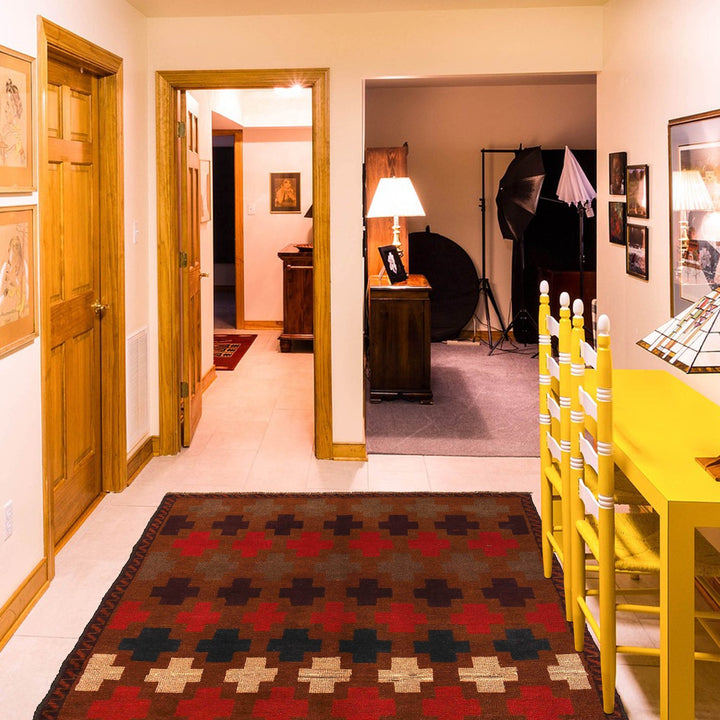 Tribal Baloch Rug 3' 8" x 6' 4" - No. AL22735