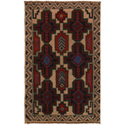 Tribal Baloch Rug 4' 1" x 6' 5" - No. AL44537