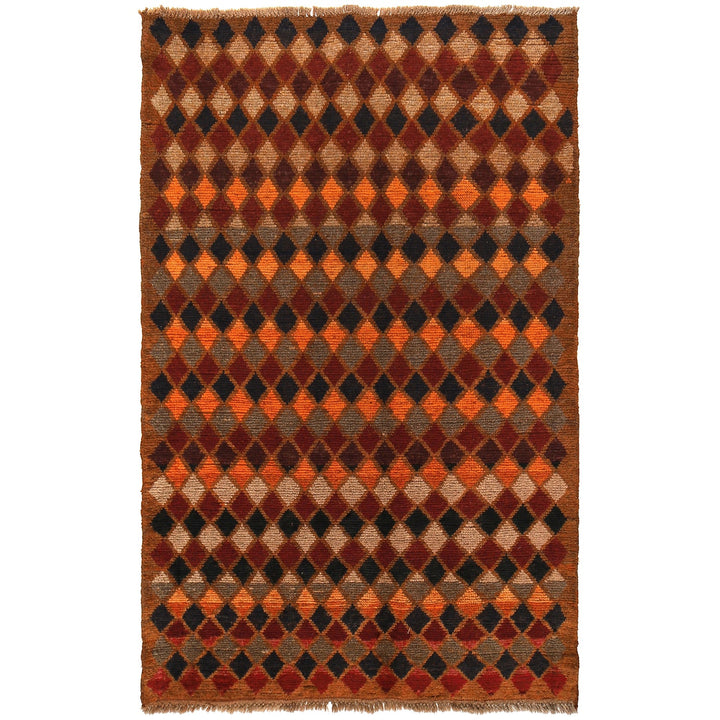 Tribal Baloch Rug 3' 10" x 6' 2" - No. AL89348