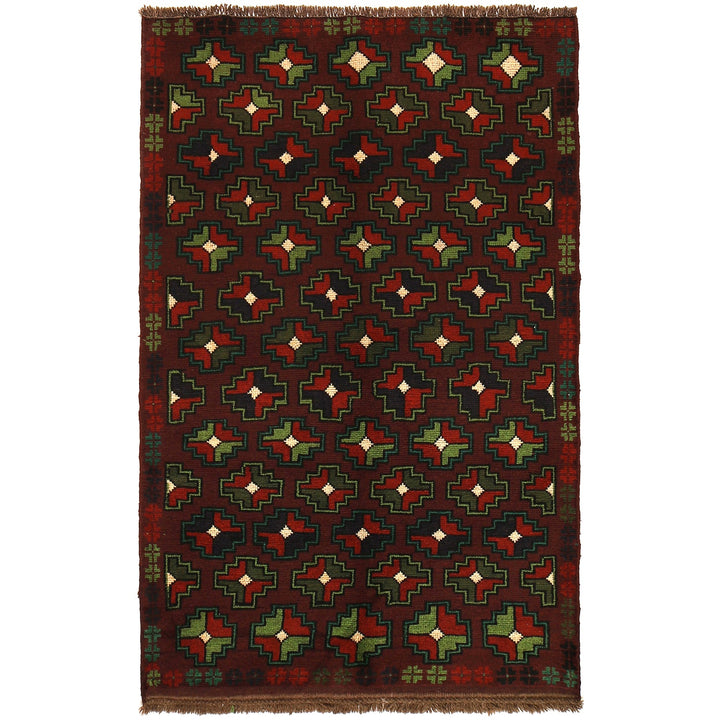 Tribal Baloch Rug 4' 0" x 6' 4" - No. AL56164
