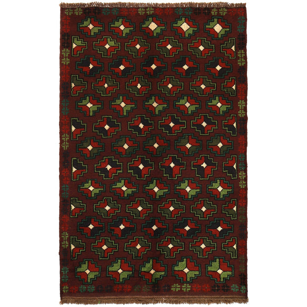 Tribal Baloch Rug 4' 0" x 6' 4" - No. AL56164
