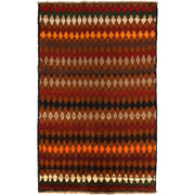 Tribal Baloch Rug 3' 8" x 6' 1" - No. AL43550