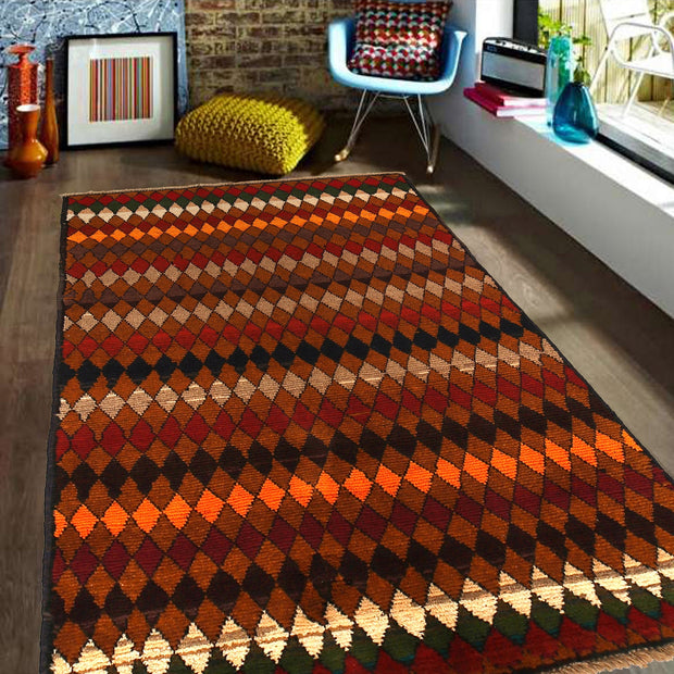 Tribal Baloch Rug 3' 8" x 6' 1" - No. AL43550