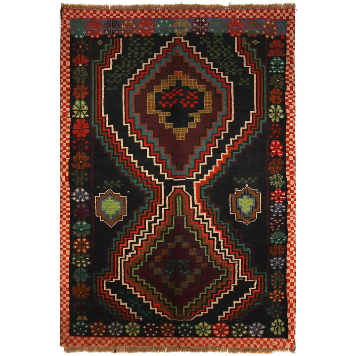 Tribal Baloch Rug 4' 1" x 5' 11" - No. AL84951
