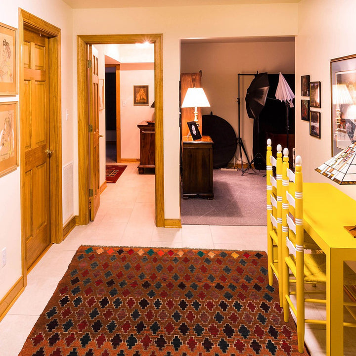 Tribal Baloch Rug 3' 10" x 6' 0" - No. AL36726