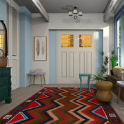 Tribal Baloch Rug 3' 7" x 6' 3" - No. AL33043