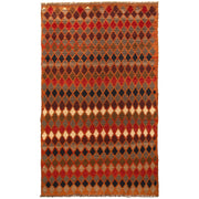 Tribal Baloch Rug 3' 9" x 6' 1" - No. AL22629
