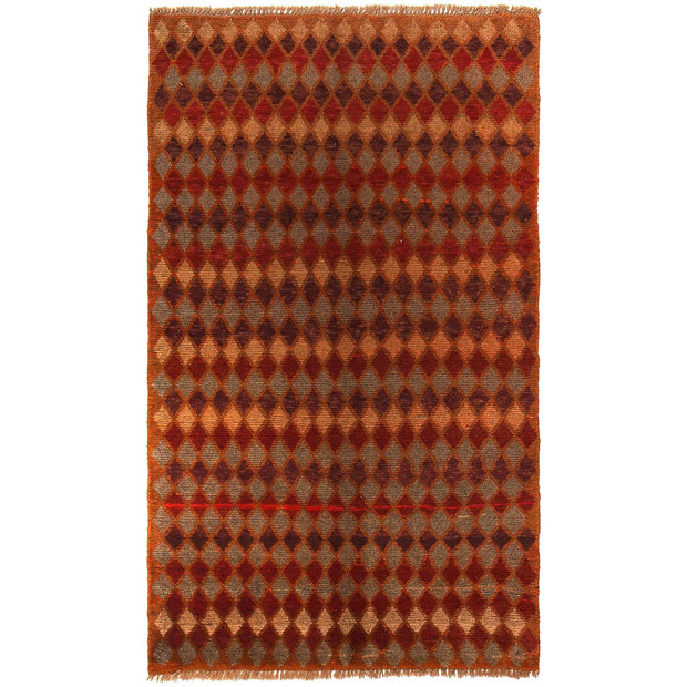 Tribal Baloch Rug 3' 7" x 6' 2" - No. AL77133