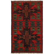 Tribal Baloch Rug 4' 0" x 6' 8" - No. AL39724