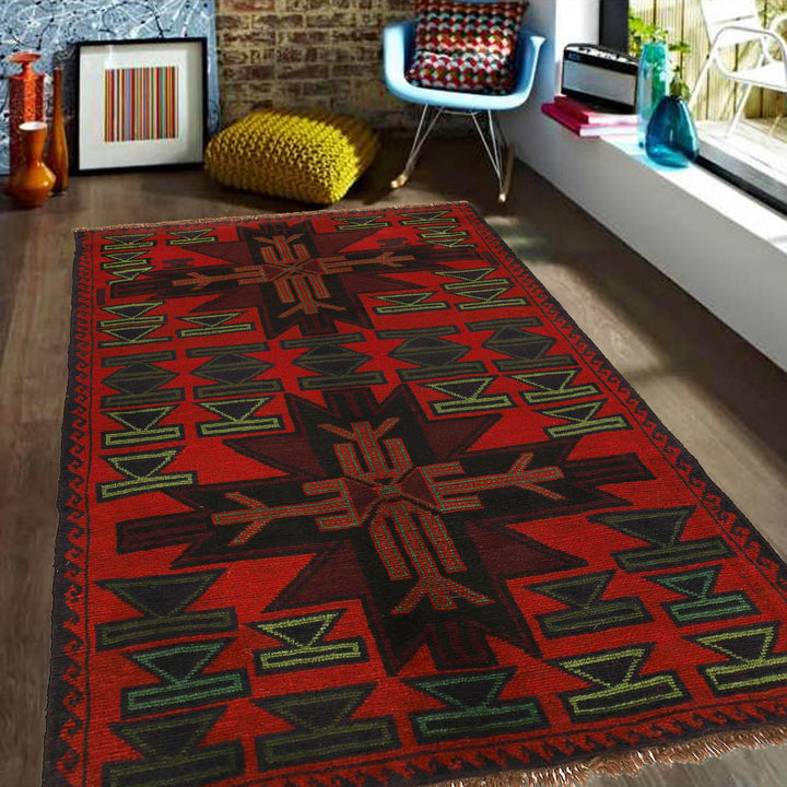 Tribal Baloch Rug 4' 0" x 6' 8" - No. AL48045
