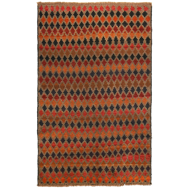 Tribal Baloch Rug 3' 7" x 5' 9" - No. AL60461