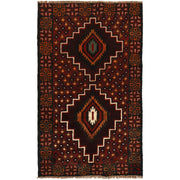 Tribal Baloch Rug 3' 8" x 6' 1" - No. AL24812