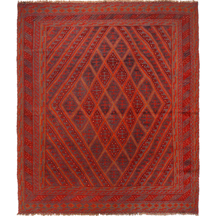 Handmade Wool Mushwani Rug 5' 3" x 6' 2" - No. AL53117