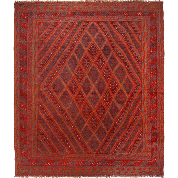 Handmade Wool Mushwani Rug 5' 3" x 6' 2" - No. AL53117