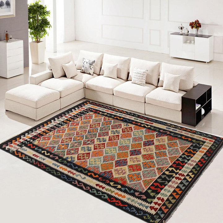 Handmade Vegetable Kilim 5' 8" x 8' 2" - No. AL13682