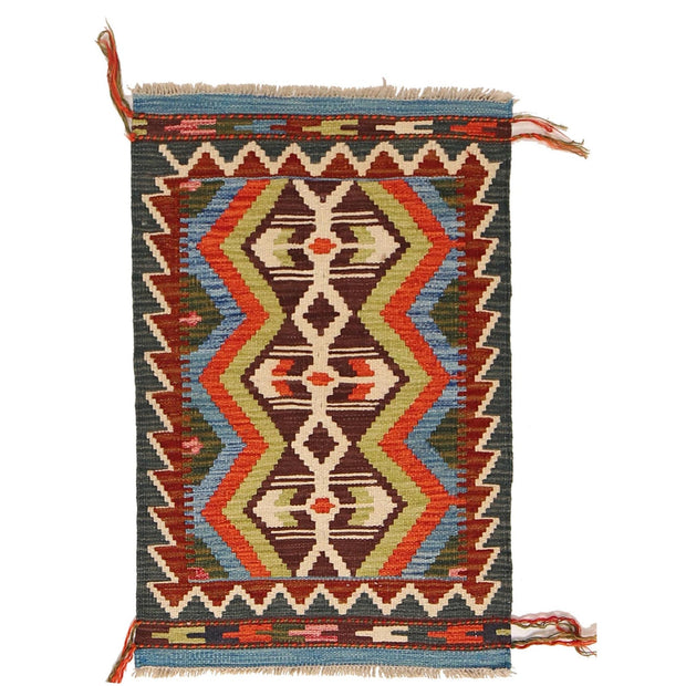 Small Size Chobi Kilim 2' 0 x 2' 11" - No. AL44772
