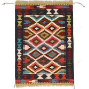 Hand Knotted Flatweave Kilim 2' 0 x 2' 11" - No. AL31725