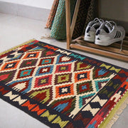 Hand Knotted Flatweave Kilim 2' 0 x 2' 11" - No. AL31725