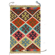 Colorful Flat-Weave Wool Kilim 2' 0 x 3' 1" - No. AL53751