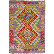 Handmade Vegetable Kilim 2' 0 x 3' 2" - No. AL89254