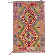 Handmade Vegetable Kelim 1' 11 x 3' 0" - No. AL22098