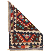 Hand Knotted Afghan Style Kilim 2' 0 x 2' 11" - No. AL80740