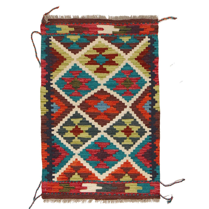Small Size Chobi Kilim 2' 0 x 3' 0" - No. AL33309