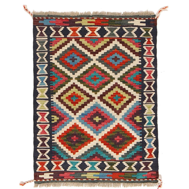 Small Size Chobi Kilim 2' 0 x 2' 11" - No. AL35548