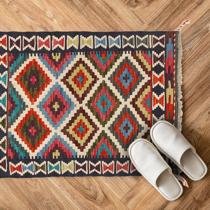 Small Size Chobi Kilim 2' 0 x 2' 11" - No. AL35548