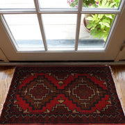 Handmade Door Mat 1' 4" x 2' 1" - No. AL33795