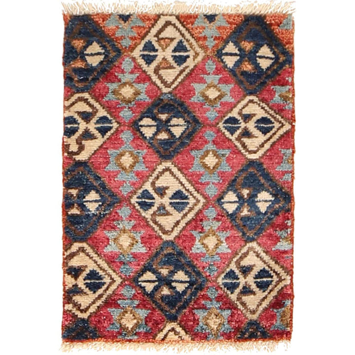 Handmade Door Mat 1' 4" x 1' 11" - No. AL43445