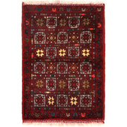 Handmade Door Mat 1' 9" x 2' 6" - No. AL58075