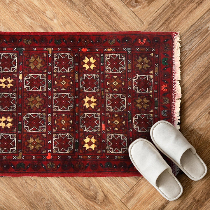 Handmade Door Mat 1' 9" x 2' 6" - No. AL58075