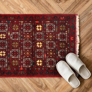 Handmade Door Mat 1' 9" x 2' 6" - No. AL58075