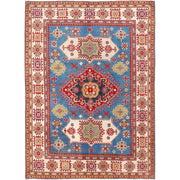 Handmade Kazak Area Rug 4' 11" x 6' 7" - No. AL38626