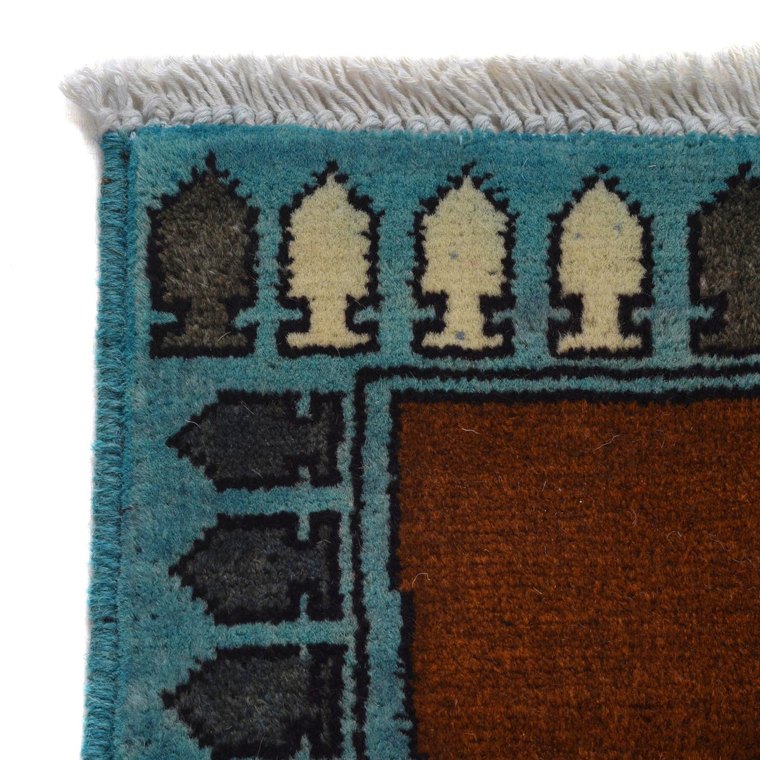 Handcrafted Afghan War Rug 2' 10" x 4' 3" - No. AL42648