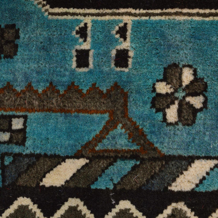 Handcrafted Afghan War Rug 2' 10" x 4' 3" - No. AL42648