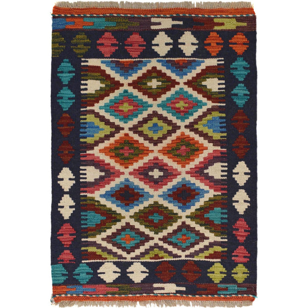 Handmade Vegetable Kilim 2' 0 x 3' 0" - No. AL57466