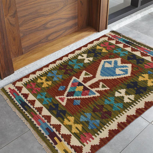 Handmade Vegetable Kilim 2' 0 x 3' 1" - No. AL23501