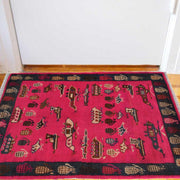 Authentic Afghan War Area Rug 2' 2" x 3' 0" - No. AL90302
