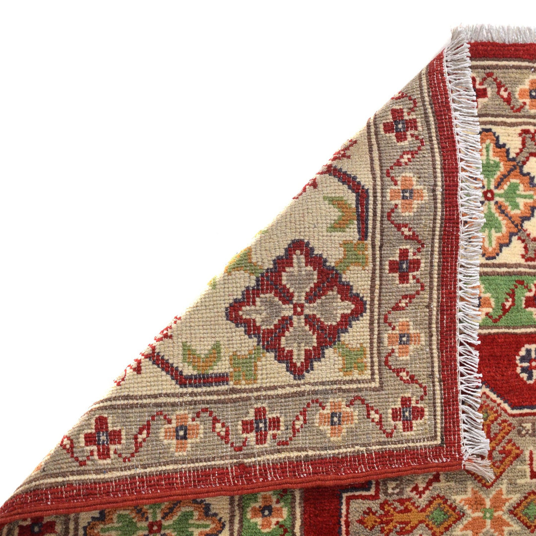 Handmade Kazak Area Rug 5' 1" x 6' 8" - No. AL54490