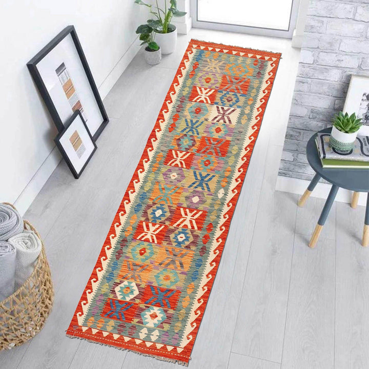 Long Kilim Runner 2' 7" x 9' 7" - No. AL44259